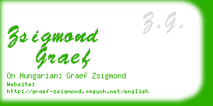 zsigmond graef business card